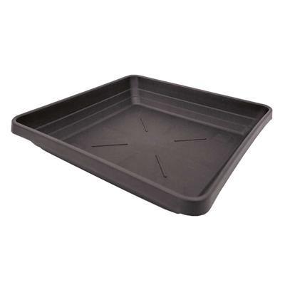 Square Saucer Black - 5 different sizes