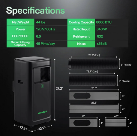 AeroLush C08 Intelligent Air Conditioner - main image