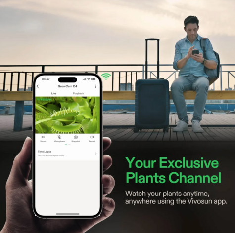 Vivosun GrowCam C4, 2K QHD WiFi Smart Camera - main image