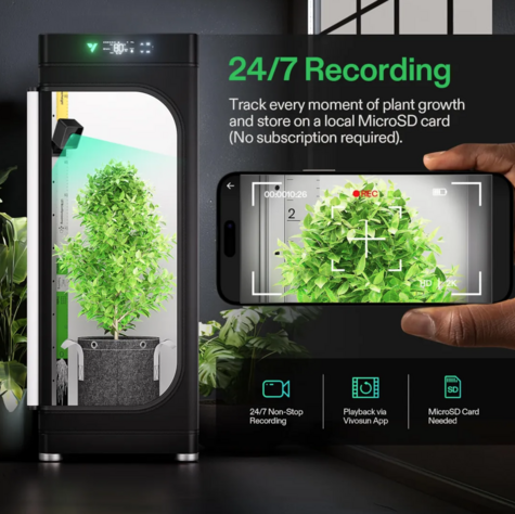 Vivosun GrowCam C4, 2K QHD WiFi Smart Camera - main image