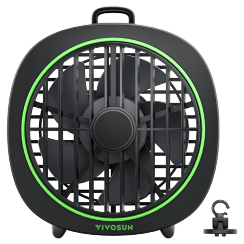AeroWave D4 - 4 Grow Tent Clip Fan with Detachable Hook - main image