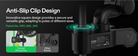 VIVOSUN AeroWave E6 Clip-on Fan - main image