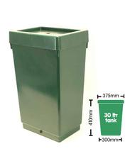 30L Green Tank With 6mm Grommet And Lid