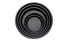 Round Saucer Black - 7 different sizes