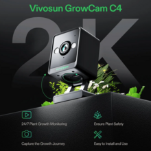 Vivosun GrowCam C4, 2K QHD WiFi Smart Camera - thumbnail image 2