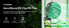 VIVOSUN AeroWave E9 Clip-on Fan - thumbnail image 2