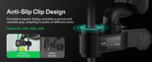 VIVOSUN AeroWave E9 Clip-on Fan - thumbnail image 6